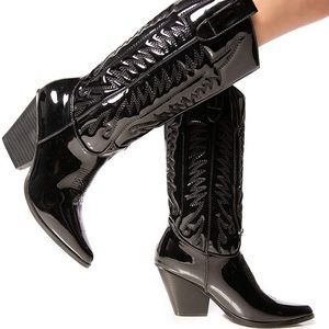 Cape Robbin Southern Belle Patent Cowboy Boots